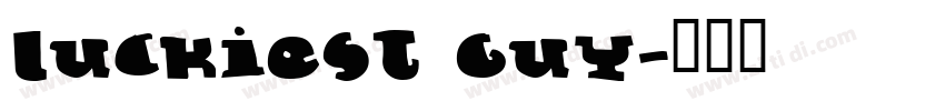 luckiest guy字体转换